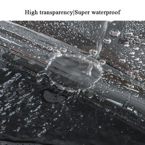 0.35mm/0.55m Transparent PVC Tissu Imperméable Bâche Balcon Voiture Patio Pare-Pluie Extérieur <span class=keywords><strong>Pergola</strong></span> <span class=keywords><strong>Toile</strong></span> Transparente Bâche - Product Image 3