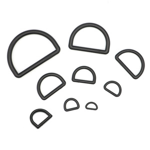 Boucle en D en alliage de zinc écologique, accessoires de sac, pièces de quincaillerie multi-spécifications pour projets de couture de sacs à main et de vêtements - Product Image 2