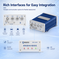 Récepteur de station de base GNSS RTK multi-constellations, indice IP68, température de fonctionnement de -40 à 75°C, 4G/WiFi/Bluetooth pour applications structurelles