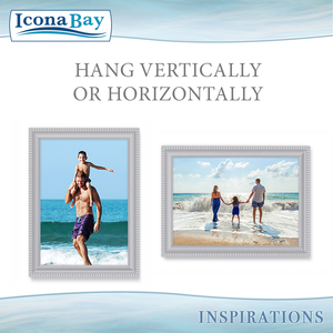 Modern High Quality 5X7 PS Resin <b>Plastic</b> <b>Photo</b> <b>Frame</b> Gray with Silver for Desk or Wall Home Decorations - Product Image 3