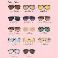 Lunettes de soleil rétro pour femmes, monture intégrale, UV400, mode minimaliste, accessoires de voyage en plein air, cadeau, été