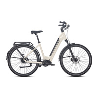 Sepeda Listrik Kota Smart Ananda Mid-drive Motor Jarak Tempuh 180KM Baterai 36V15Ah Rem Cakram Hidrolik Sabuk Karbon Internal 3-percepatan