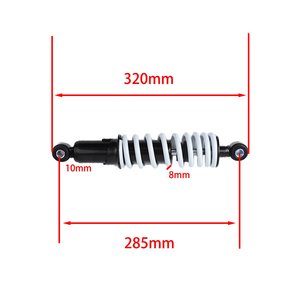 Ammortizzatori ammortizzatori anteriori e posteriori per <span class=keywords><strong>moto</strong></span> da 285mm, adatti per 50c-125cc pozzanghera ATV Go-kart - Product Image 2