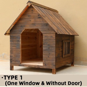 Fabricante personalizado muebles de lujo de madera para interiores y exteriores Cama grande para perros desmontable gato casa para mascotas - Product Image 5