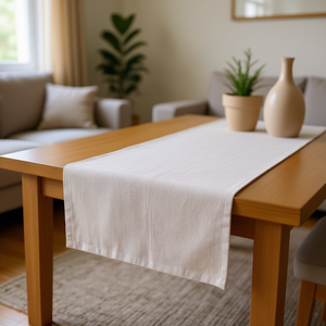 Accessorio in Tessuto ILAN 100x75cm, Effetto Lino, Misto Poliestere e Cotone, Decorazione per la Casa - Product Image 2