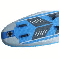 Planche de paddle gonflable avec ailerons linéaires doubles 335 cm (11 pieds) et pagaie réglable en aluminium pour la navigation en mer, de Chine, Lumark Custom