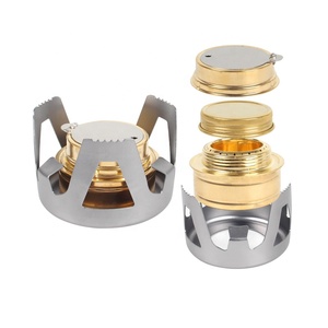 Mini poêle à brûleur en acier inoxydable écologique <span class=keywords><strong>Solo</strong></span> Spirit <span class=keywords><strong>Stove</strong></span> avec ustensiles de cuisine à alcool en alliage de cuivre - Product Image 2