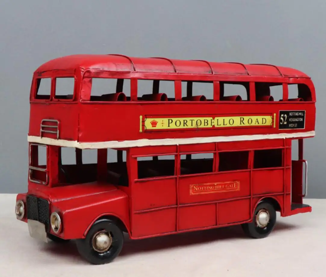 Stadt Eisen Ziegel Das Doppeldecker London Bus Bau fahrzeug Spielzeug