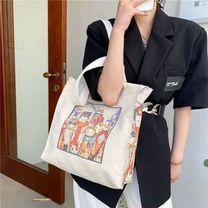 Women's Cotton <b>Canvas</b> Tote Shopping Bag with Custom Logo Eco-friendly & Durable for Daily Use - Product Image 5