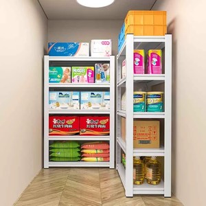 Kim Loại 5 Lớp Lưu Trữ Kệ Thép Lưu Trữ Giá Màu Đen Có Thể Điều Chỉnh Kệ Thích Hợp Cho Nhà Kho Nhà Bếp Ban Công Siêu Thị - Product Image 5