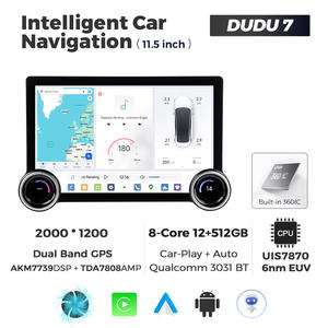 Radio para Auto MEKEDE DUDU 7 con Pantalla Android y Doble Perilla, Botones Físicos, Compatible con Tarjeta SIM 4G, Conexión Inalámbrica CP, Tipo Universal para Autos - Product Image 3