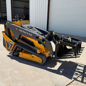 Ücretsiz Kargo 1 ton 1000 kg 3 Pompa 3 Valf Çin Malı V1000 Mini Dizel Paletli Ön Yükleyici EPA Onaylı - Product Image 1