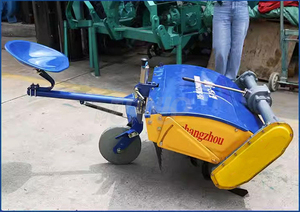 <strong>Hand</strong> <strong>Tractor</strong> Rotary Cultivator Tiller Rotovator <strong>Harrow</strong> With Seat Walking <strong>Tractor</strong> Tiller Cultivator With Trailer Car in Africa - Product Image 4