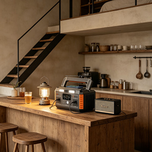 สถานีไฟฟ้าพกพา 600W 520Wh 110V สำหรับครอบครัว แคมป์ปิ้ง ปิกนิก บาร์บีคิวกลางแจ้ง และความบันเทิงในแคมป์ - Product Image 1