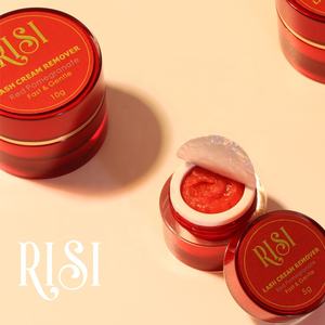 まつげエクステ用RISI非刺激バルクラッシュリムーバークリーム型接着剤リムーバー - Product Image 2