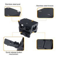 Support de montage surélevé à dégagement rapide Ohhunt pour optiques de chasse