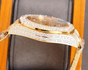 Reloj Mecánico Automático de Acero Inoxidable con Técnica Super Diamond Laid, Esfera de Cristal de Zafiro, Caja Redonda de 42 mm, Unisex - Product Image 5