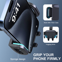 Support de téléphone portable flexible pour pare-brise de voiture, bras long, col de cygne, forte aspiration, support mobile pour camion, véhicule, forme de bureau
