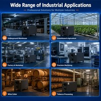 Déshumidificateur industriel rotatif à déshydratant Ansmen ASM-D600K, électrique, nouveau, point de rosée bas, 3,0 kg/h, 600 m³/h, batterie au lithium, pour salle sèche