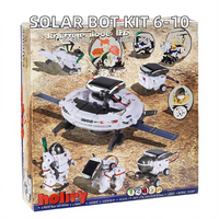 Kit de robotique éducatif Solar Bot, jouet d'apprentissage STEM pour enfants, modèles cool avec panneau solaire, jouets scientifiques et d'ingénierie