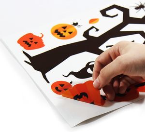 Autocollants de fenêtre pour Halloween, décorations adhésives pour fenêtres pour la décoration de fête - Product Image 4