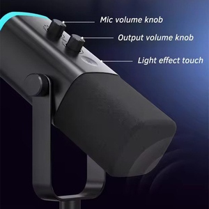 ไมโครโฟนสตรีมมิ่ง OEM/RingTeam RGB แบบ XLR USB C พอร์ตคู่ พร้อมช่องเสียบหูฟัง 3.5 มม. สำหรับเล่นเกม พอดแคสต์ บันทึกเสียง PS5 <span class=keywords><strong>Mac</strong></span> Windows - Product Image 3