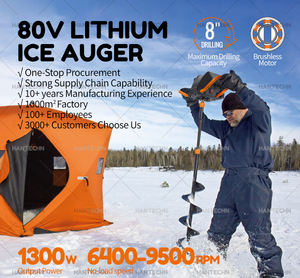 80V Draadloze Industriële En Diy-Kwaliteit Tuingereedschap Ijsvijzel Hoogvermogen Agrarische Grondboor - Product Image 2