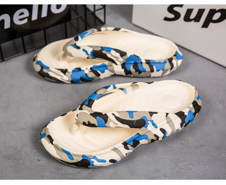 Large Size EVA Slippers Men Summer Outdoor Camouflage Flip-flopsThick Soled Sandals