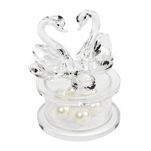 Cigni di Vetro: Eleganti Decorazioni in Cristallo (Scatola Non Inclusa) - Product Image 2