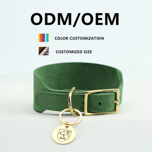 Collar de Cuero Vacuno Resistente para Perro con Grabado Personalizado, Ecológico, Acolchado Suave y Ajustable, Collar Antipérdida para Todos los Perros - Product Image 4
