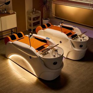 Sillón de Lavado para Salón de Belleza, Cama de Champú Eléctrica con Masaje - Product Image 4