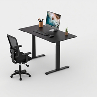 Cadre de bureau électrique réglable en hauteur à double moteur, moderne, avec fonction mémoire, pour bureau en bois - Vente en gros