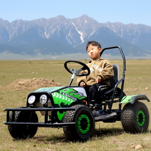 Kart Eléctrico Comercial QIQU para Niños, Llantas de Vacío de 13 Pulgadas, Motor sin Escobillas, Transmisión por Eje, Asiento Ajustable, Velocidad Máxima de 40 km/h - Product Image 1