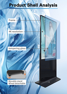 Señalización Digital de Pie, Pantalla LCD Multifuncional de 55 Pulgadas, Pantalla Táctil Android, Kiosco para Centros Comerciales, Hoteles y Tiendas Minoristas - Product Image 6