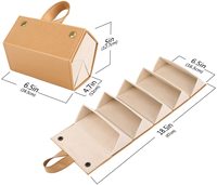 Étui rigide pour lunettes de soleil MT haut de gamme, personnalisé avec logo, 5 emplacements, pliable, rayé, forme irrégulière