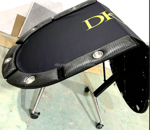 Tavolo rimovibile e pieghevole da 96 pollici con pulegge gamba in acciaio/tavolo da Poker personalizzato - Product Image 4