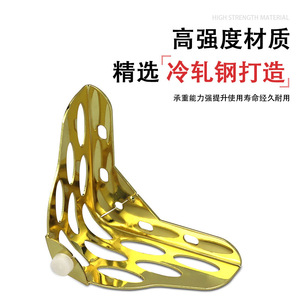 Furniture <b>Leg</b> Brass 6cm Titanium Industrial Design Heavy Duty <b>Sofa</b> Support H501 - Product Image 3