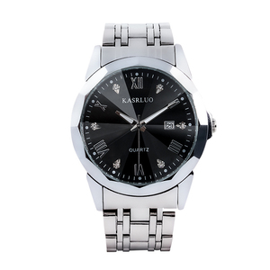 Nuevo Reloj para Hombre, Estilo Minimalista y Ejecutivo, Diseño Moderno con Indicador de Fecha, Correa de Acero Inoxidable, Calidad Premium, Resistente al Agua - Product Image 1