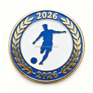 맞춤형 금속 축구 배지 핀, 스포츠 이벤트용 광택 마감, 인기 축구 - Product Image 5