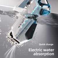 Pistola de Agua Eléctrica Automática de Alta Presión y Gran Capacidad, Juguete Acuático Infantil, con Caja de Color