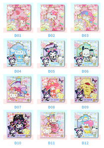 Pegatinas de dibujos animados hechas a mano con diamantes, 20x20cm - Product Image 3