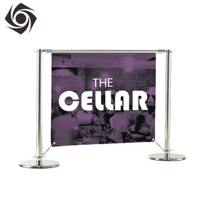 Özelleştirilebilir reklam örgü afiş <span class=keywords><strong>Stanchion</strong></span> Cafe bariyer topu kafa bariyeri afiş baskı - Product Image 4