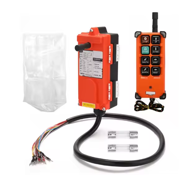Industrial Remote Control IP66 Waterproof up to 100m Control Distance Plastic & Silicone Material Iehc F21-E1B