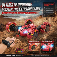 Voiture télécommandée Belinda Explosive Wheel RC Stunt Car 2.4G, jouet pour enfants, voiture RC tout-terrain double face, drift, cascades, cadeaux pour adultes