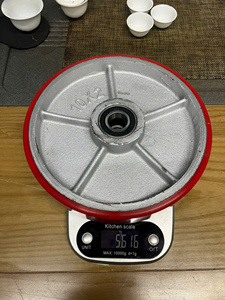 Roue en polyuréthane robuste avec noyau en fonte, taille 4, 5, 6, 8 pouces, roue de remplacement industrielle en polyuréthane pour chariot - Product Image 6