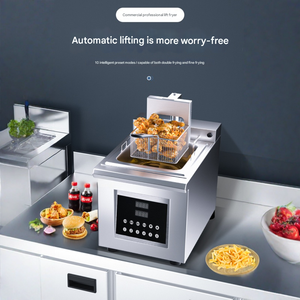<span class=keywords><strong>Friteuse</strong></span> électrique de comptoir <span class=keywords><strong>avec</strong></span> réservoir d'huile <span class=keywords><strong>amovible</strong></span> pour un nettoyage facile - Product Image 1