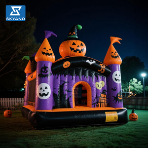 Le château gonflable surdimensionné pour Halloween est entièrement immersif, idéal pour jouer lors des événements d'Halloween - Product Image 4