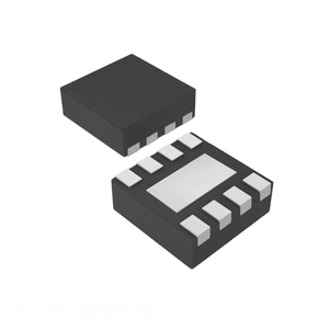 Componente de chip electrónico con pad expuesto PMIC (Power Management Integrated Circuit) TLV1117-33CDRJR 8 WDFN en stock - Product Image 1