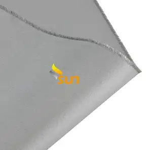 Rivestimento resistente al calore tessuto di vetro tessuto in fibra di vetro ad alta temperatura Silicone adesivo isolante