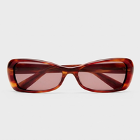 Lunettes de soleil de luxe Lbashades, monture rectangulaire vintage en acétate, verres polarisés UV400, personnalisables pour hommes et femmes